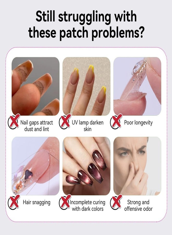 BORN PRETTY Nail Tips Glue for Press On Nails, Quick Drying Strong Adhesive for Press On Nails & Fake Nails, Long Lasting Extension Glue for Broken Nail Repair, No U V Light Needed Bonding Gel 7ML - Image 2