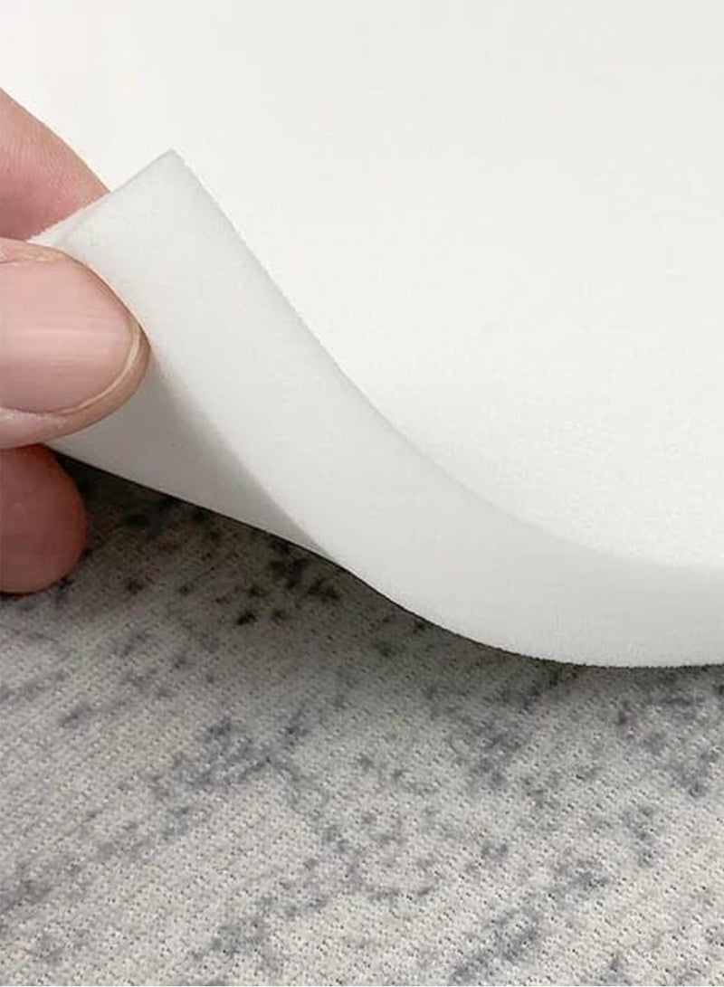 بوفان 3 قطع من ألواح الفوم لشفط الدهون، دعامات للخصر بعد الجراحة، وسادة فوم للتعافي بعد جراحة شفط الدهون، ملابس ضاغطة، 28 × 21 × 1 سم، أبيض - Image 5