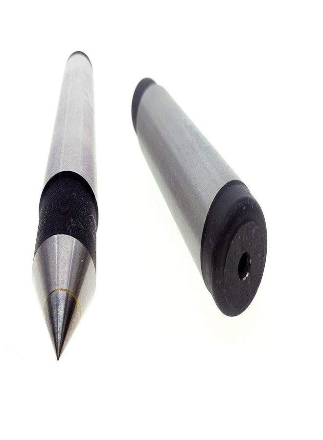 YXQ MT2 Morse Taper Drill Dead Center Lathes 100mm Length Silver Tone Black Alloy - Image 5