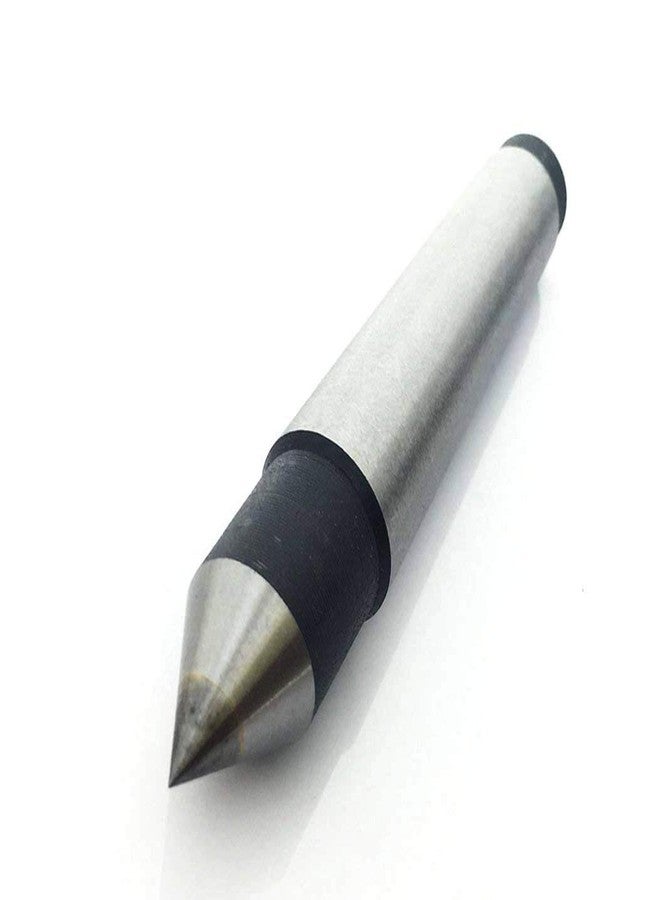 YXQ MT2 Morse Taper Drill Dead Center Lathes 100mm Length Silver Tone Black Alloy - Image 3