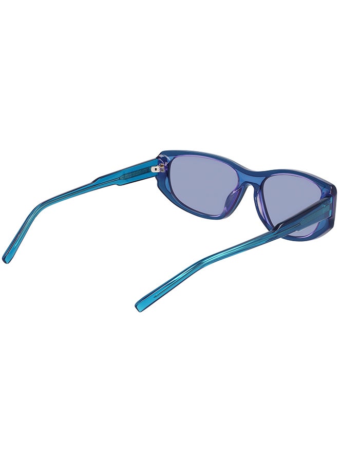DKNY FULL RIM ACETATE DKNY SUN DK553S 5517 (425) LAYERED BLUEBERRY - Image 4
