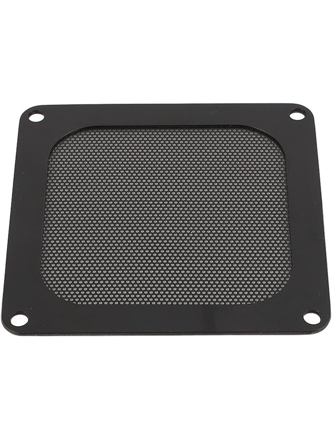 4 Pcs Magnetic Frame Computer Fan Grill Pvc Material Keep Fans Prolong Hardware Life Suitable For Pc Ventilation Black - Image 1
