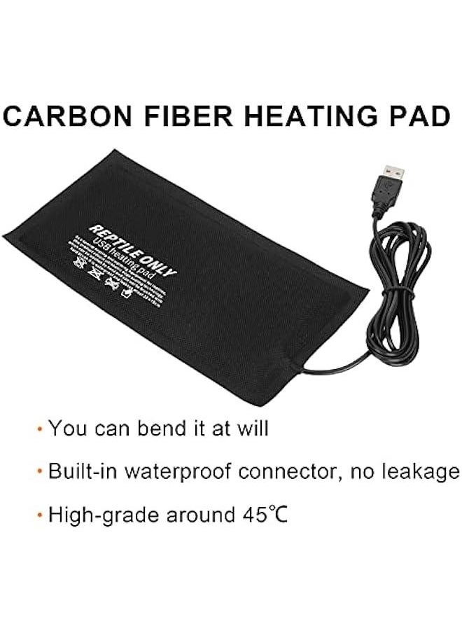 Generic - Constant Temperature 45¡æ Under case Warmer Reptile USB Heating Pad Fiber Cloth for Reptiles Snakes Lizard Hermit Crab tortoise (M), Reptile Heat Pad, Reptile USB Heating Pad USB Heat Pad USB Heatin - Image 1