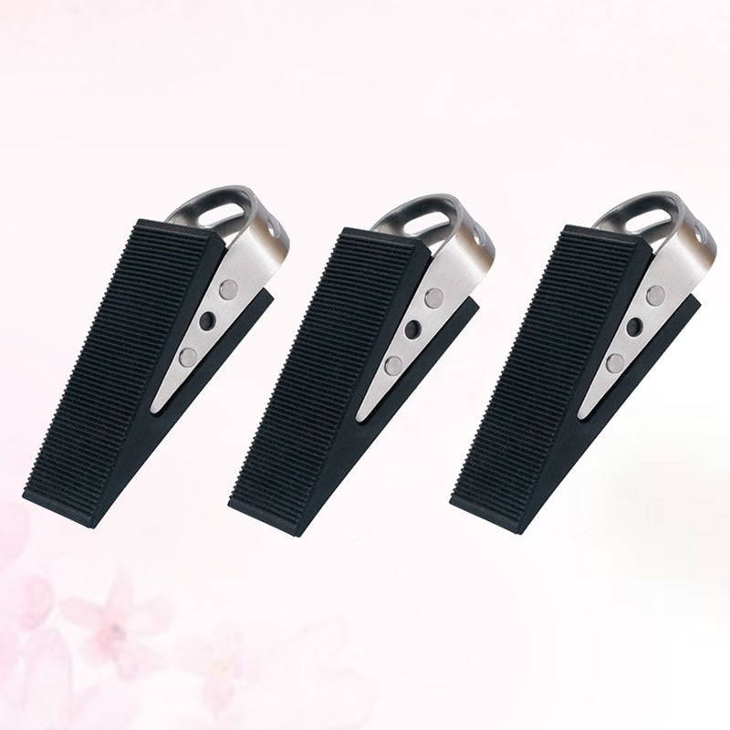 3pcs Stainless Steel Wire-draw Door Punch Free Floor Door - Image 1