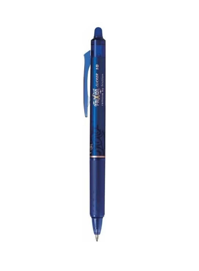 PILOT 1-Piece Frixion Clicker Erasable Pen 1.0mm Tip Blue Ink - Image 2