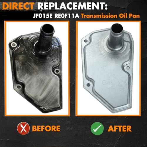 MEMOEO RE0F11A CVT Transmission Filter Oil Pan Gasket Kit Compatible With Nissan 2013-2019 Sentra 1.8L,2012-2019 Versa 1.6L,2014-2019 Versa Note 1.6L 33010-JF015 31726-28X0A 31726-3JX0A 19318012 - Image 5