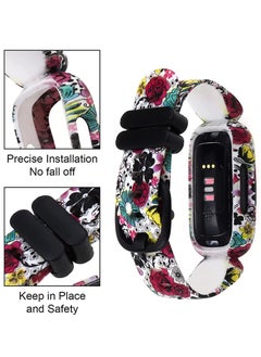 SYOSI Bands Compatible for Fitbit Ace 3 Straps for Kids Girls Boys- Colorful Skin-Friendly Waterproof Ace 3 Bands for Girls Watch Band Wrist Strap Bracelet Accessories For Kid Children(3 Pack)Bands Compatib  - Image 4