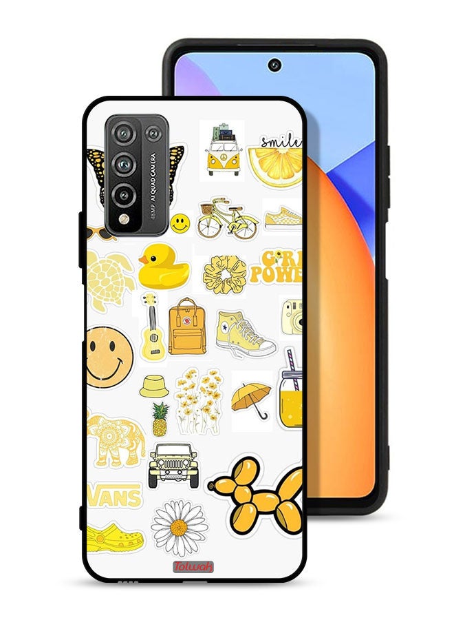 Tolwak Honor 10X Lite Protective Case Cover Girly Tags - Image 1