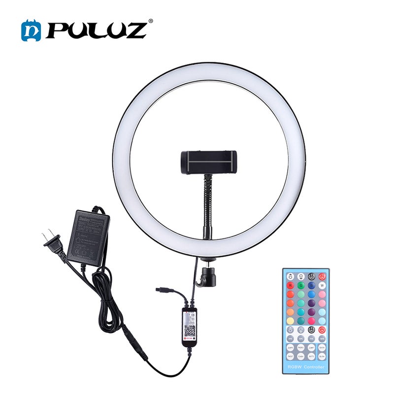 Loquat Bluetooth Connection Remote Control Brightness Adjustment LED Video Ring Light multicolour