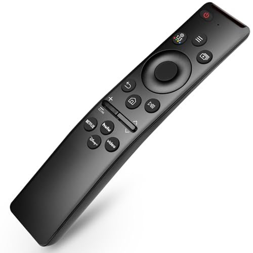 EWO'S Universal Remote Control Compatible For All Samsung Tv Led Qled Uhd Suhd Hdr Lcd Frame Curved Solar Hdtv 4K 8K 3D Smart Tvs, With Buttons For Netflix, Prime Video, Www, Black - Image 1