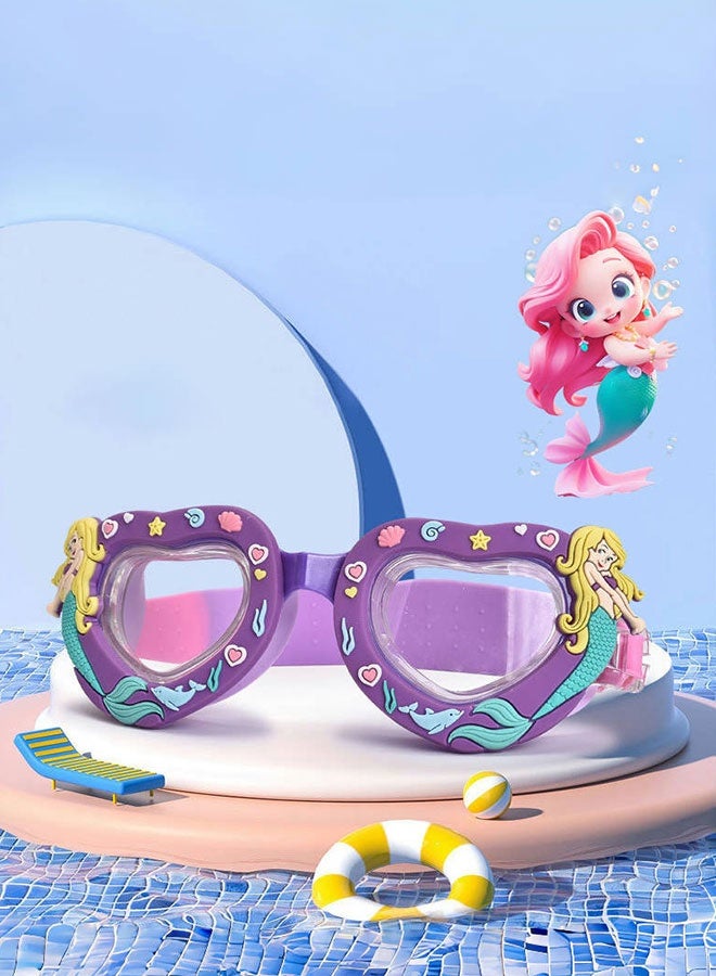 Super ZYouth Kids Anti-Fog Swimming Goggles with UV Protection, Wide View, Adjustable Strap, Waterproof Swimming Goggles for Children Boys & Girls Age 3-14 - Image 1