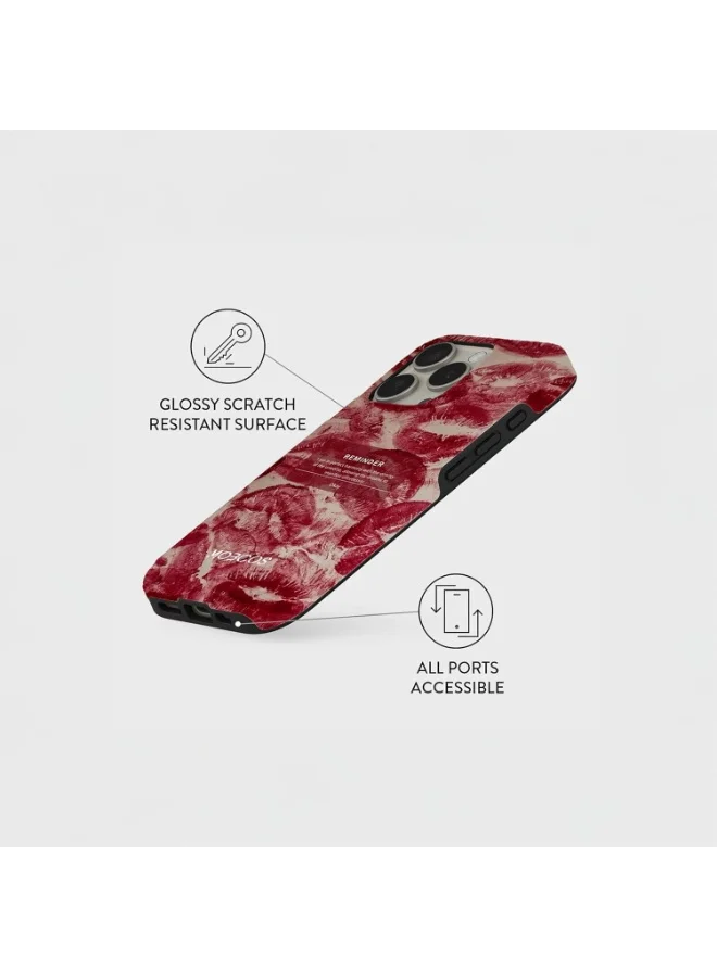 Mobcos  iPhone 16 Pro Max Reminder Premium Case Compatible with Hybrid Dual-Layer Hard Shell + Silicone Protection - Scratch-Resistant Shockproof Mobile Cover  | Best Price UAE