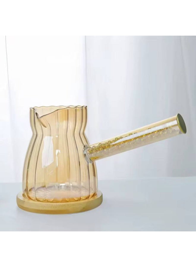 كنكه بايركس بغطاء خشب بمقبض كريستال 400مل - Image 2