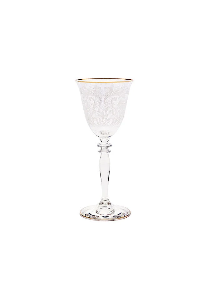 Villeroy & Boch 6-Piece Embroidery Gold Water Glasses