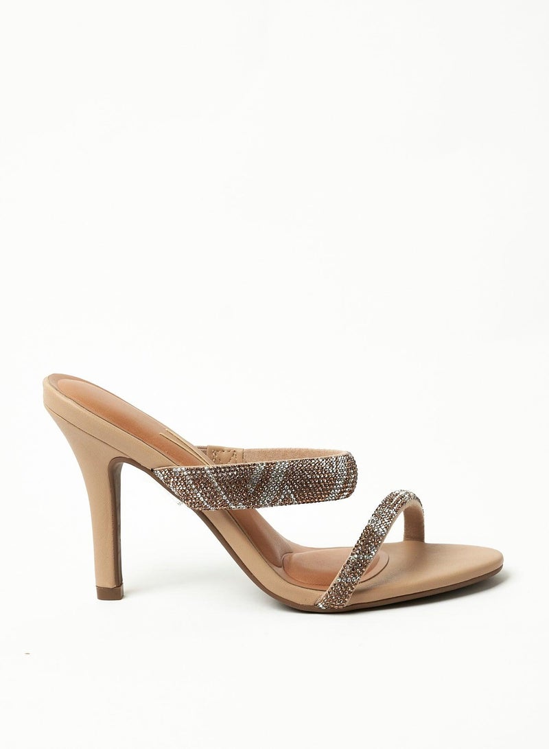 VIZZANO Block Heel Sandals for Women – Stylish Ladies Heels Sandals for Everyday Wear - Image 1