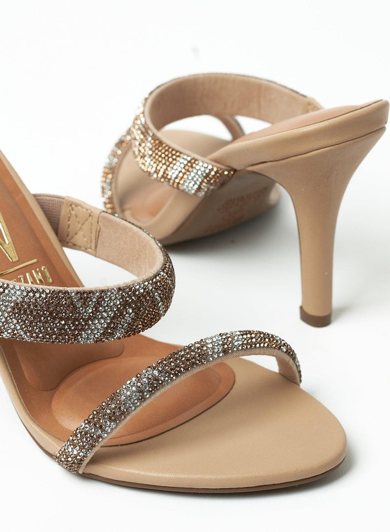 VIZZANO Block Heel Sandals for Women – Stylish Ladies Heels Sandals for Everyday Wear - Image 4