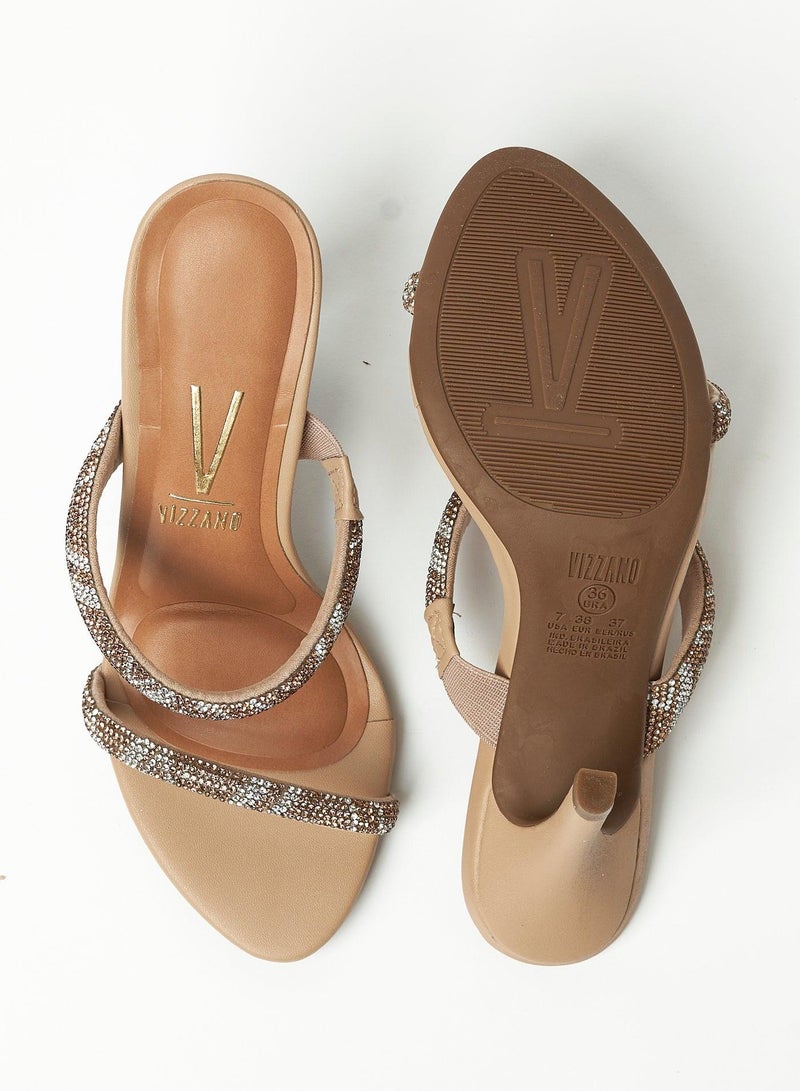 VIZZANO Block Heel Sandals for Women – Stylish Ladies Heels Sandals for Everyday Wear - Image 5