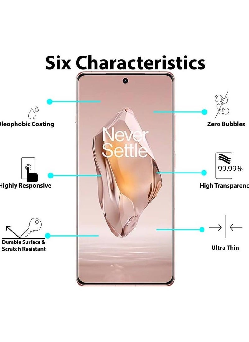 Screen protector compatible with OnePlus Ace 3, Screen Protector Tempered Glass [Anti-Glare][HD Full Coverage][Easy Installation][9H Hardness] - Image 2