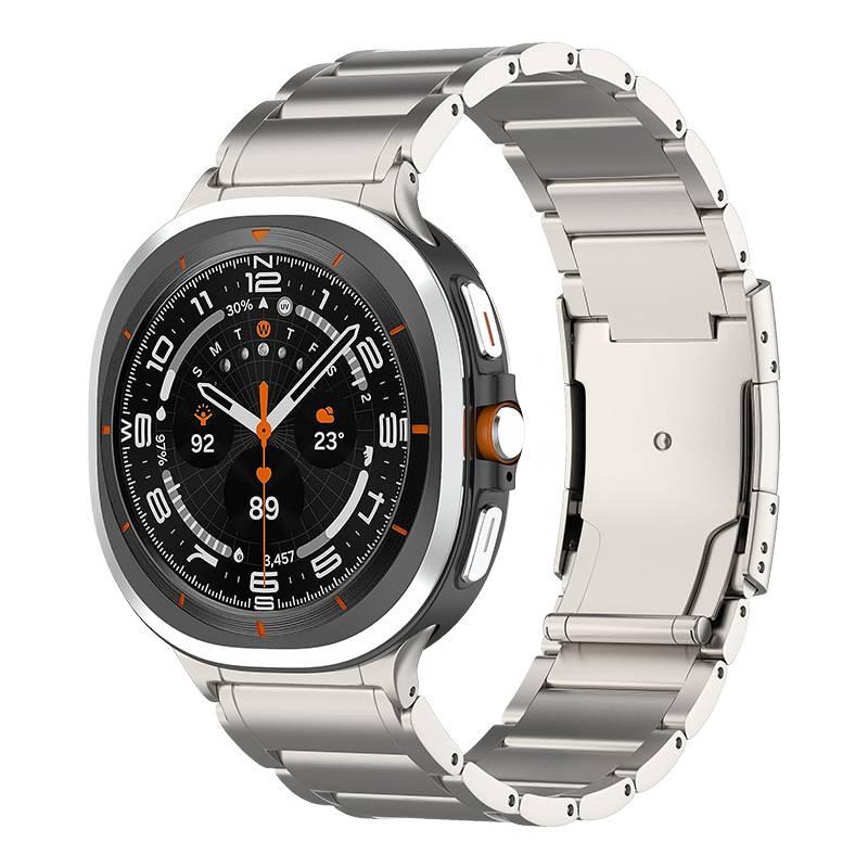 Adjustable Smartwatch Band Compatible with Samsung Galaxy Watch 7 with Fit Replacement Strap for Daily Wear Black - Image 3