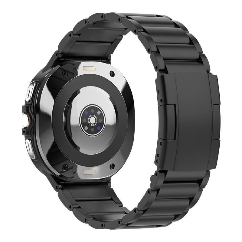 Adjustable Smartwatch Band Compatible with Samsung Galaxy Watch 7 with Fit Replacement Strap for Daily Wear Black - Image 4