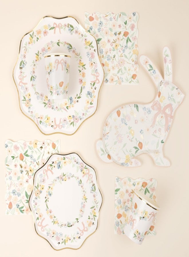 Meri Meri Elegant Floral Side Plates (Pack of 8) - Image 4