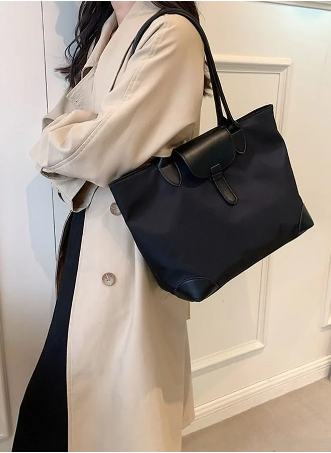 Styli Solid Dual Strap Shoulder Bag