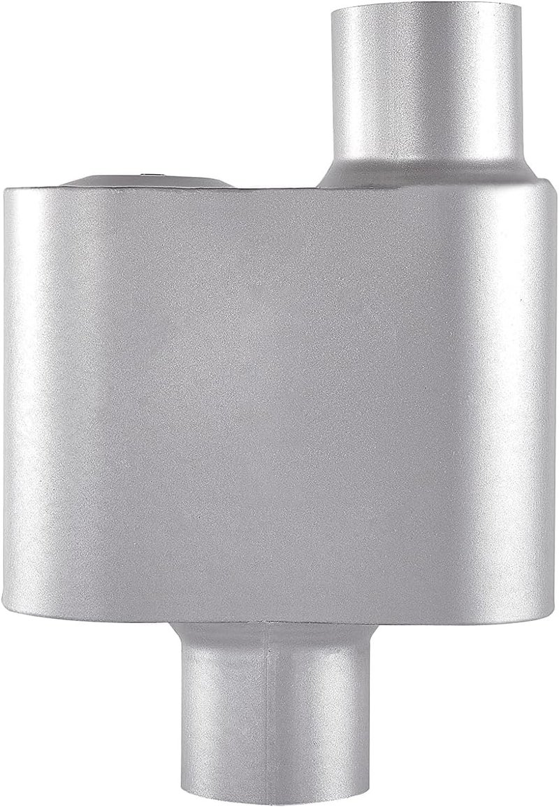 Floshine Universal Mufflers,Performance Automotive Exhaust Muffler，Single Chamber 2.25 inch inlet/2.25 inch outlet FH72441 - Image 1