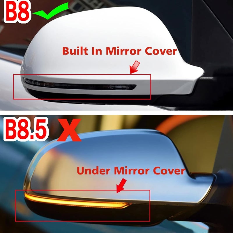 Xinctai Sequential LED Side Mirror Marker Light Turn Signal Lamp for Audi A4 S4 A5 S5 B8 A6 S6 A8 S8 Q3 SQ3 A3 8P - Image 5