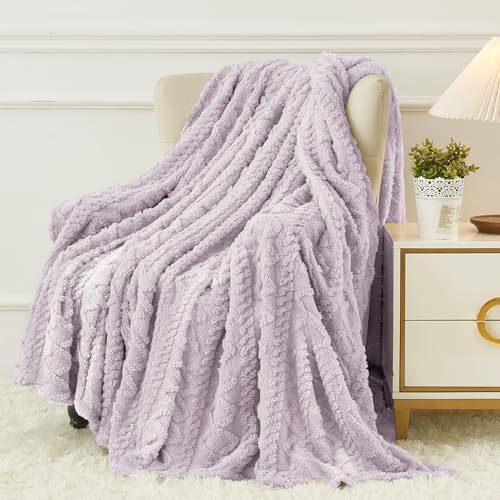 Aganear Flannel Throw Blanket Cozy Soft Fuzzy Throw Blanket for Women Portable Throw Blankets for Couch Warm Present for Birthday Christmas Halloween Housewarming50x60 - Image 1