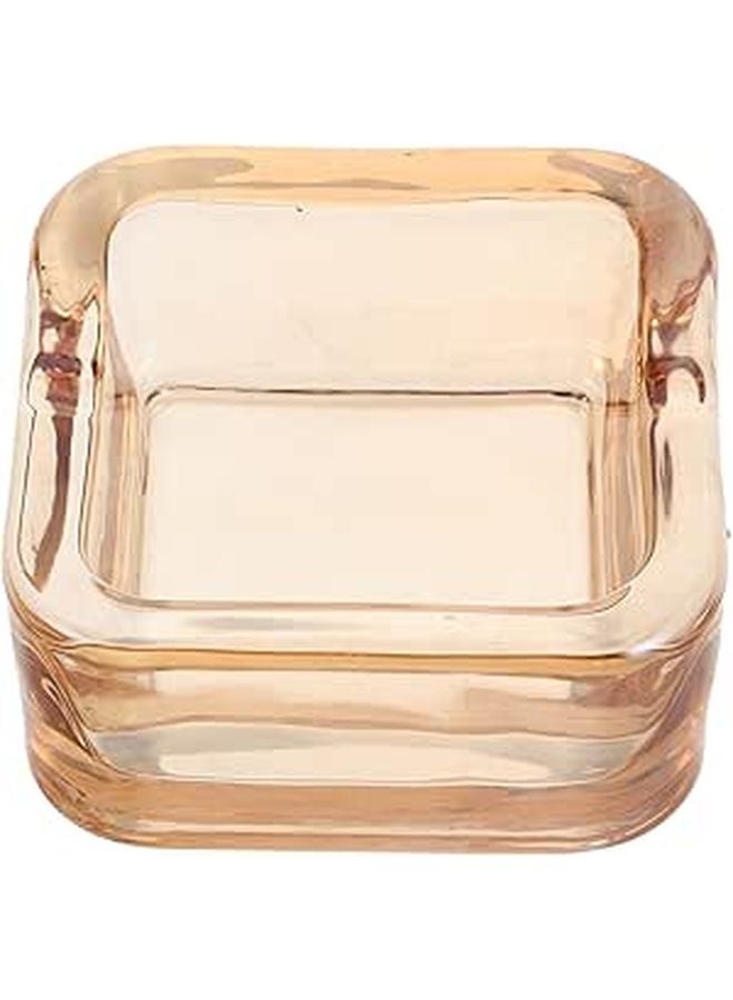 Portable European Glass Ashtray Compact Stylish Design for Home Office Car Outdoor Use - Image 1