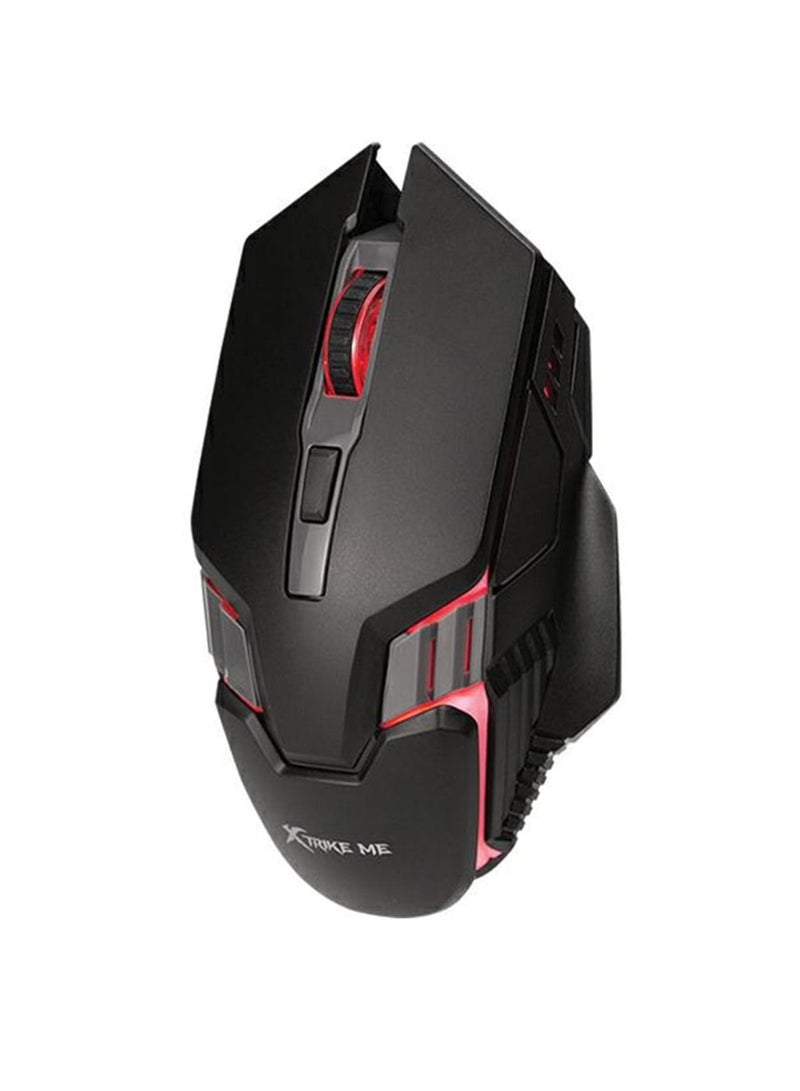 XTRIKE ME ماوس سلكي GM-110 مع إضاءة خلفية متعددة الألوان RGB - Image 2