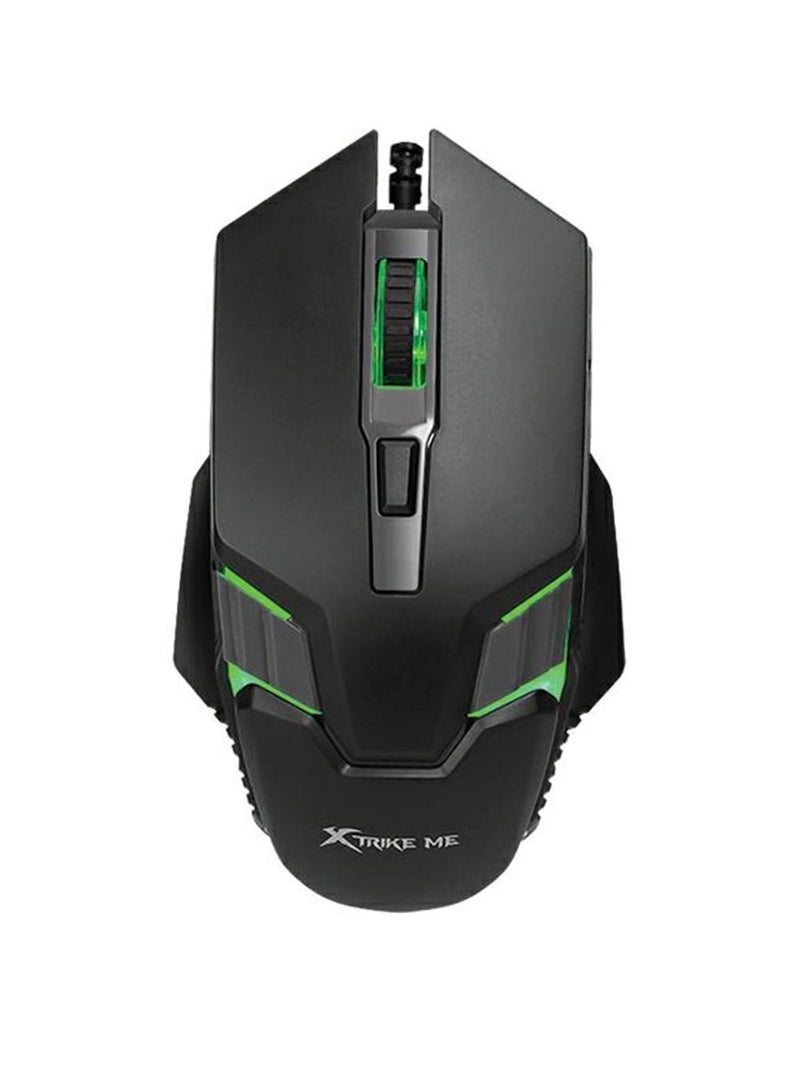 XTRIKE ME ماوس سلكي GM-110 مع إضاءة خلفية متعددة الألوان RGB - Image 3