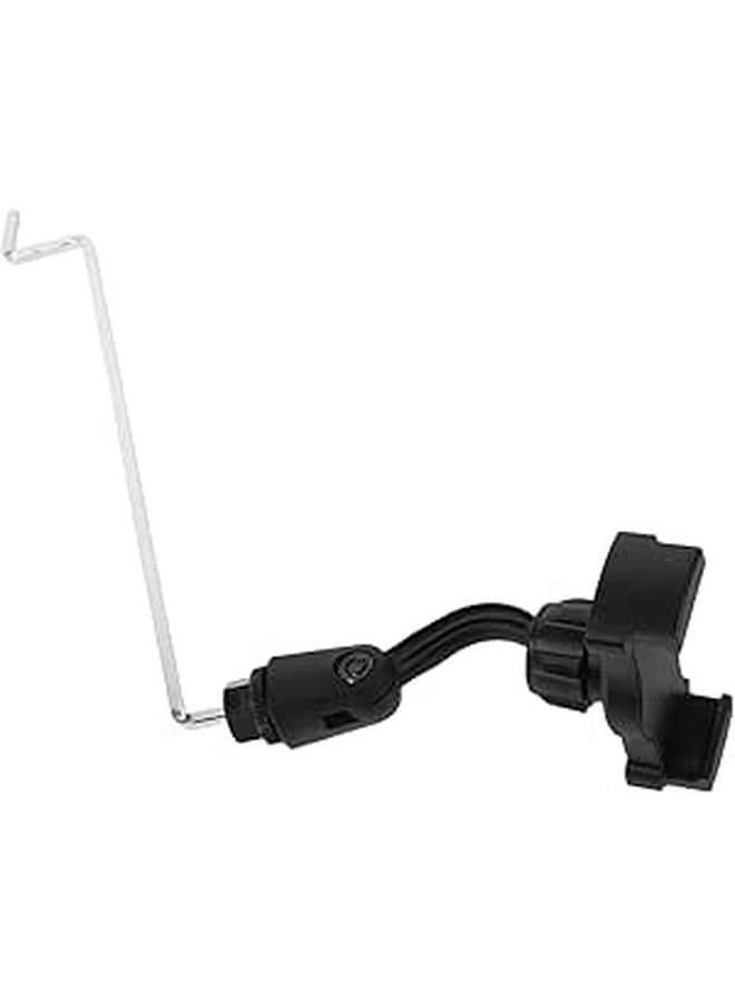 Stainless Steel Saxophone Phone Holder Lyre Clip Adjustable Mount for Alto Tenor Saxophone - Image 1