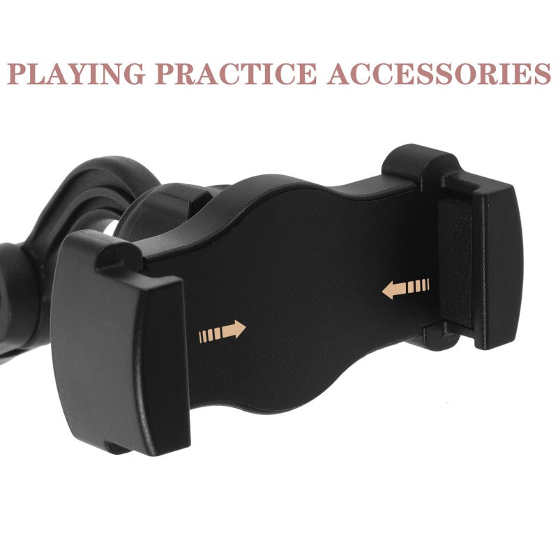 Stainless Steel Saxophone Phone Holder Lyre Clip Adjustable Mount for Alto Tenor Saxophone - Image 4