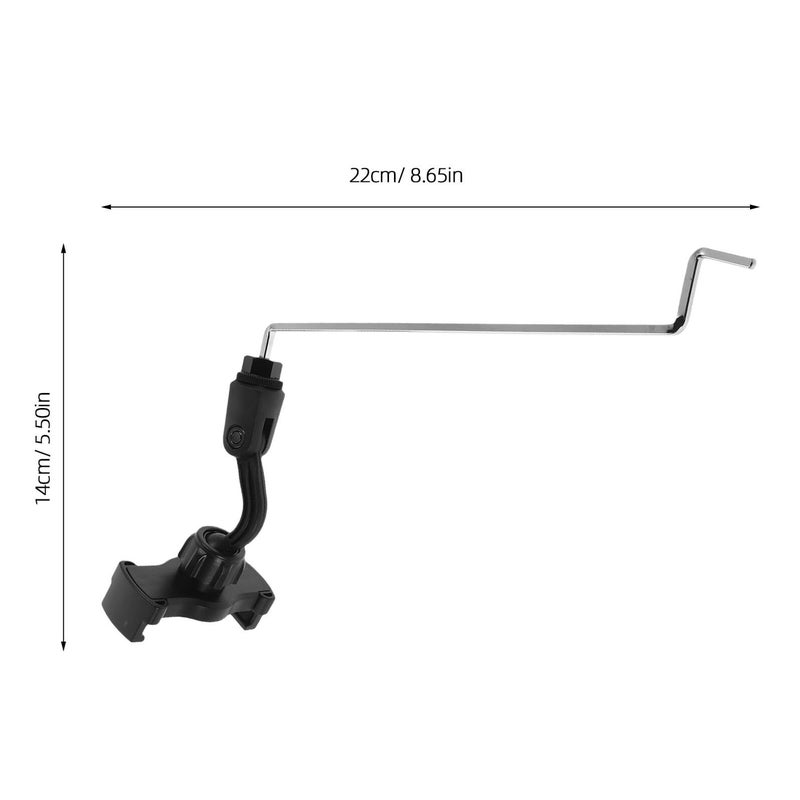 Stainless Steel Saxophone Phone Holder Lyre Clip Adjustable Mount for Alto Tenor Saxophone - Image 3