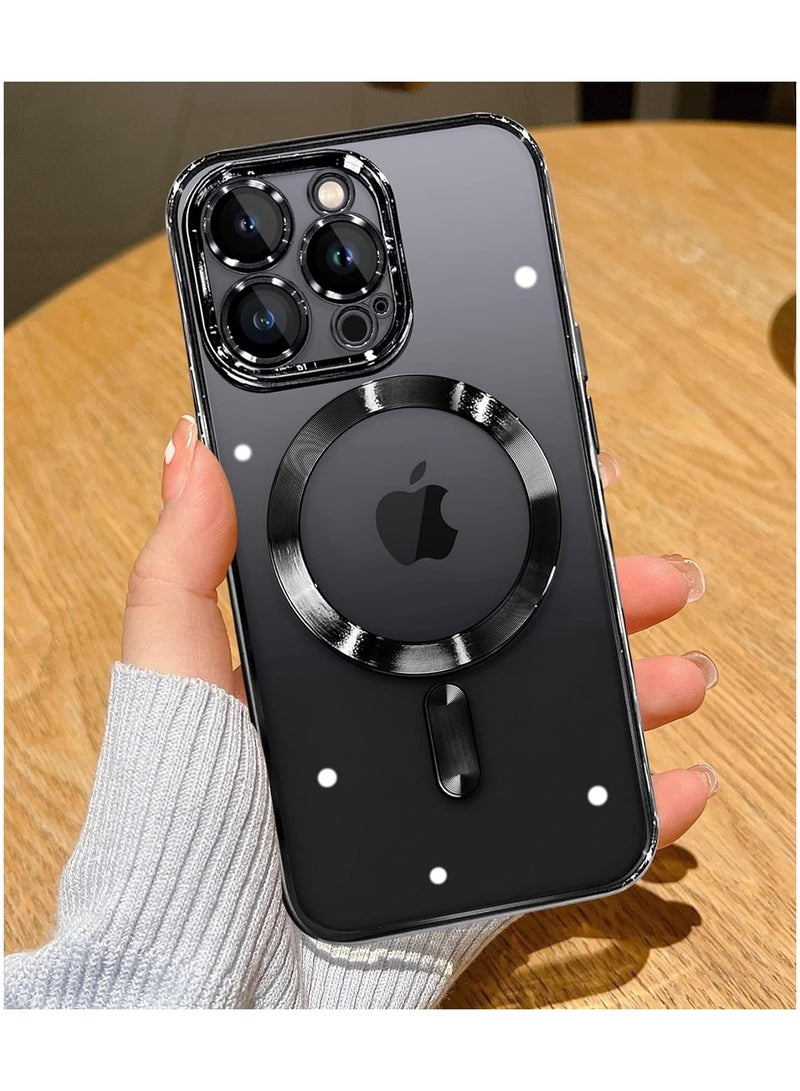 ELTRAZONE Magnetic Phone Case Compatible with iPhone 14 Pro max Case, Camera Lens Full Protection, Non-Yellowing Shockproof Ultra Slim Silicone Cover Support Wireless Charging - Image 1