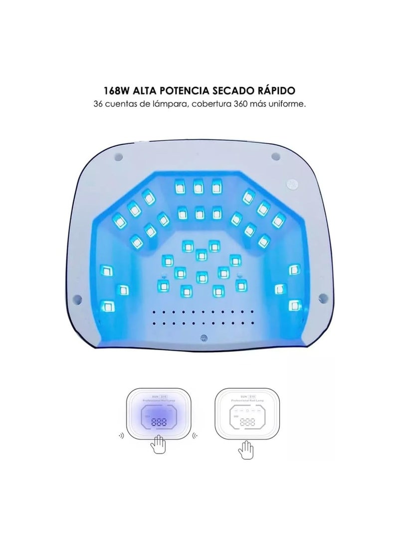 Generic Professional Nail Dryer Lamp Uv/LED 108w Sun S10  - Image 4