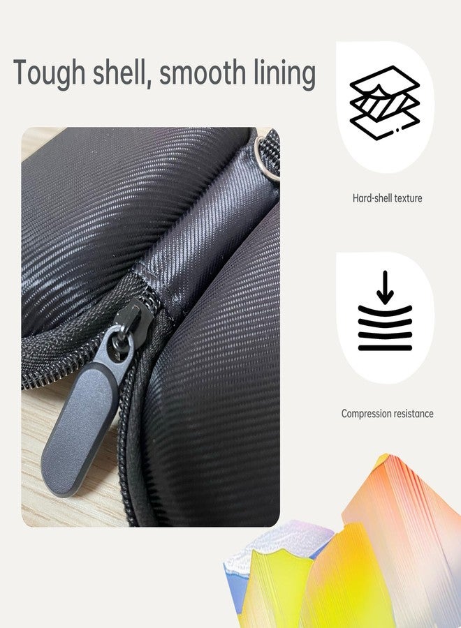 Megoo Travel Case Compatible with Beurer BR60/BR90/BR10 Insect Bite Healer, Hard EVA Protective Storage Box with Mesh Pocket & Strap – Black (Case Only - Image 3