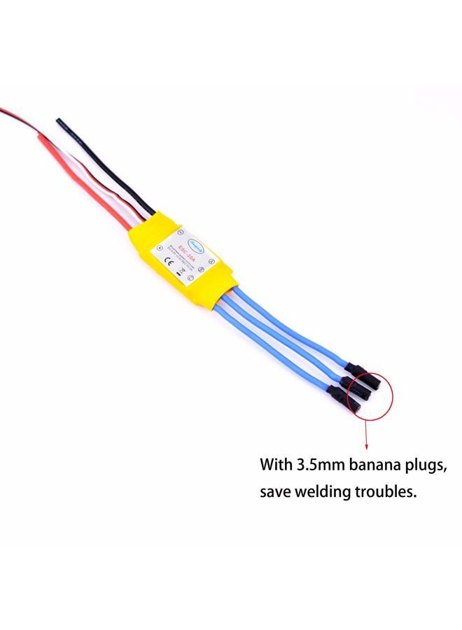 YoungRC A2212 1000KV Brushless Motor+ 30A ESC Electric Speed Controller + Gold Bullet Banana Plugs and Heat Shrink Tubes for RC Multicopter 450x525 Quadcopter - Image 3