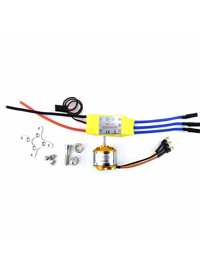 YoungRC A2212 1000KV Brushless Motor+ 30A ESC Electric Speed Controller + Gold Bullet Banana Plugs and Heat Shrink Tubes for RC Multicopter 450x525 Quadcopter - Image 5