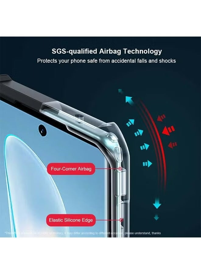 Mobile Phone Case Cover for Infinix Hot 40 Pro 4G, Ultra-Thin Lightweight Cover Soft TPU Bumper + Acrylic Clear Back Case Cover - Image 3