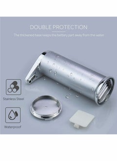 SYOSI Automatic Soap Dispenser Hand Sanitizer Dispenser Touchless Soap Dispenser Infrared Motion Sensor Stainless Steel Dish Liquid Free Auto Hand Soap Dispenser for Bathroom or Kitchen  - Image 3