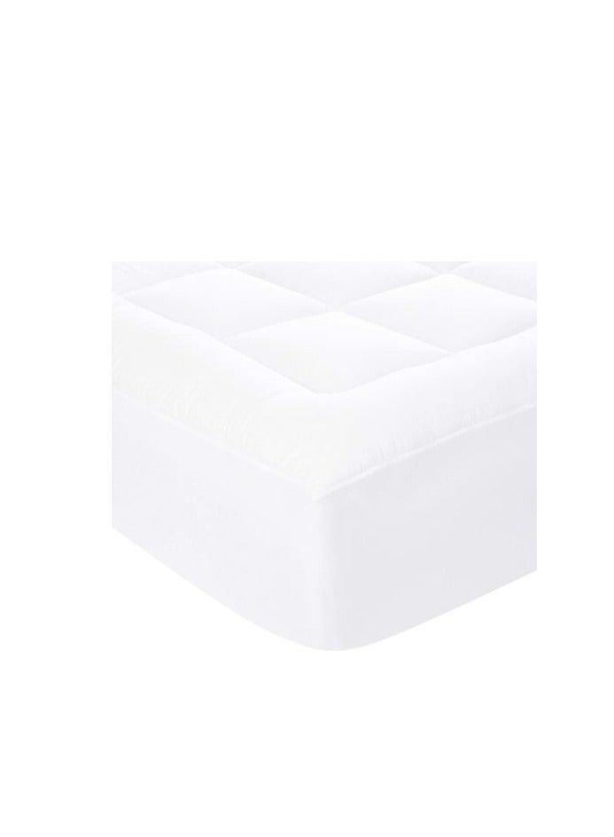 DEEP SLEEP Every Night Deep Sleep Down-Alternative Mattress Topper Pad - Fiber White Soft Fluffy (Double Size -W120 X L200 Cm) - Image 4
