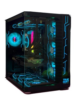 Titan Rage X Gaming PC, AMD Ryzen 7 9800X3D AM5 Processor, 8 Cores & 16 Threads,  Nvidia GeForce RTX 5080 16GB GDDR7 GPU, 32GB (2*16) DDR5 Ram, 2TB  SSD, Window 11 Pro, TRUENORT RGB Black Case