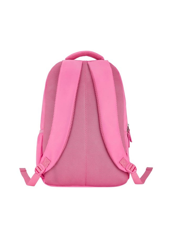 Genie Genie Quinn Laptop Backpack for Women, 3 Compartments, Stylish and Trendy College Bags for Girls, Water Resistant and Lightweight Bags for Office and Travelling Purpose, 36 litres, Pink  - Image 4