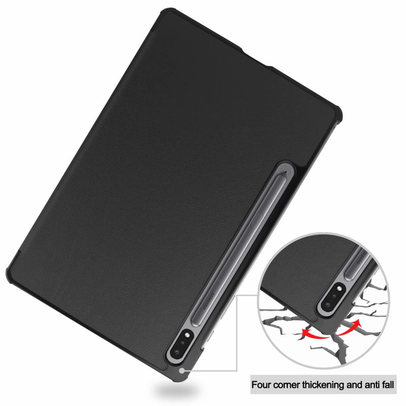 12.4 غطاء حماي متوافق مع غطاءات جهاز Samsung Galaxy Tab S8 مع خاصية النوم والاستيقاف التلقائي - Image 4