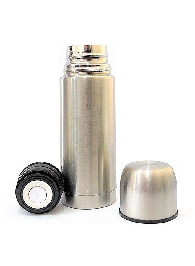Alsaif Silver Vacuum Flask 350ml Insulated Bottle Portable Drink Thermos for Daily Use Travel Office Home - Image 2