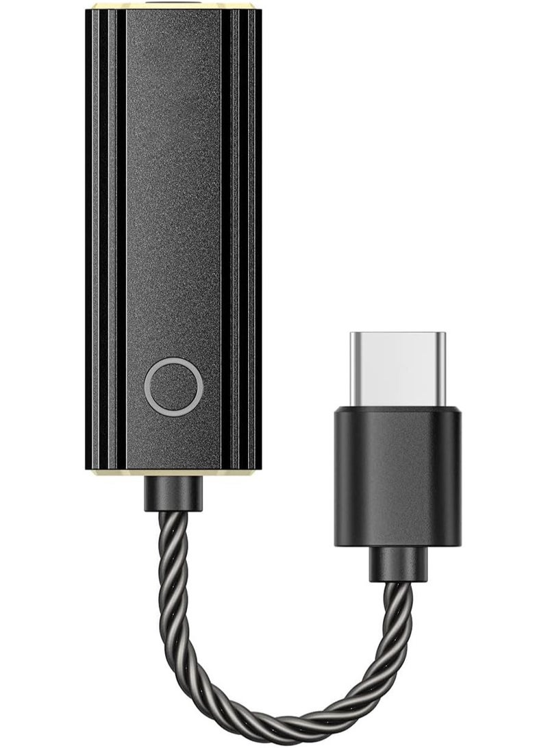SYOSI Audio KA2 4.4mm Balanced Headphone Amps USB DAC DSD256 32bit/384kHz PCM for Android/iOS/Windows/Mac (USB Type C) - Image 1