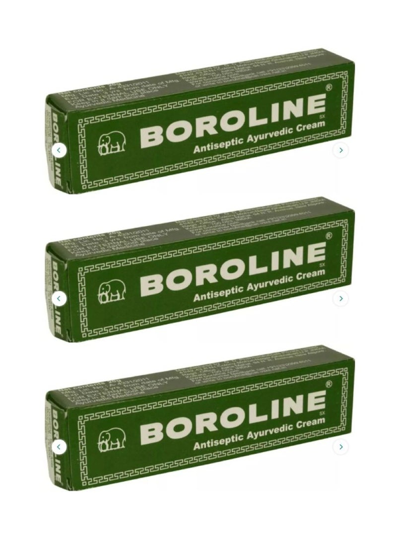 BOROLINE Antiseptic Ayurvedic Cream 20G 3PCS