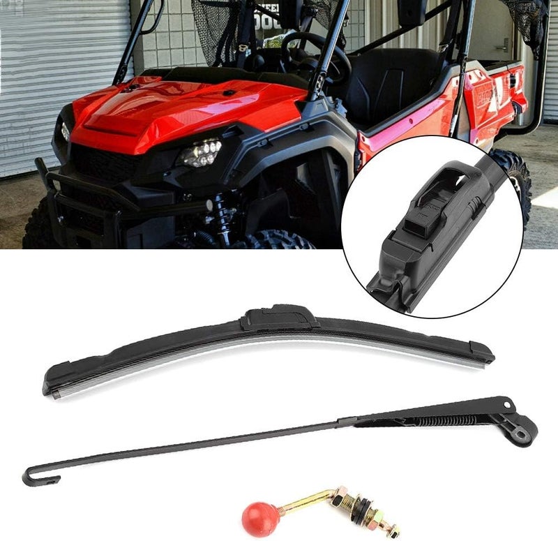klarako UTV Manual Hand Operated Windshield Wiper Blade, Universal Windscreen Wiper Blade - Image 2